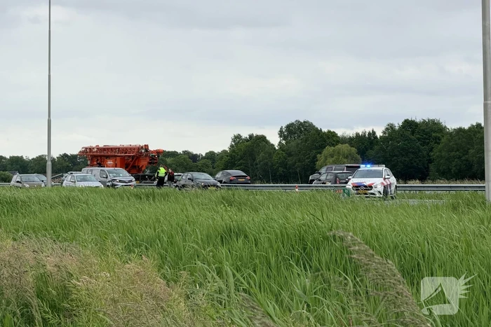 Kopstaartaanrijding leidt tot lange files