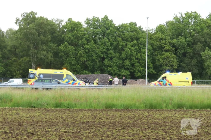 Automobilist overleden na zwaar ongeluk
