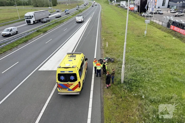 Motorrijder raakt gewond bij ongeval