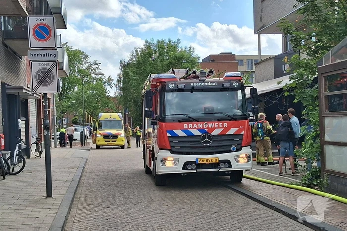Brand in woning leidt tot brandwonden