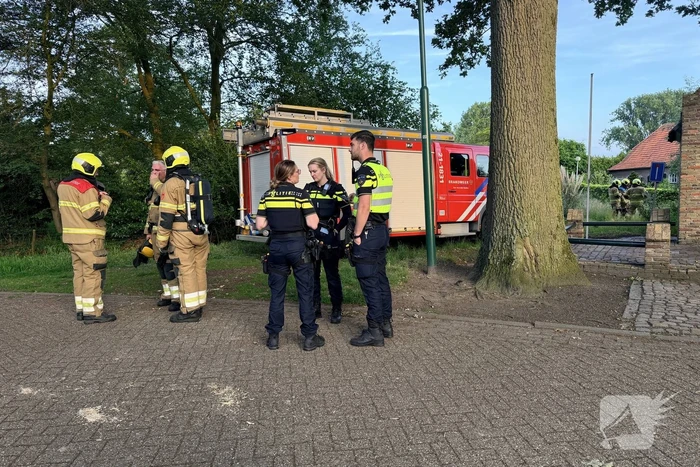 Gaslekkage door vandalisme in leegstaande boerderij