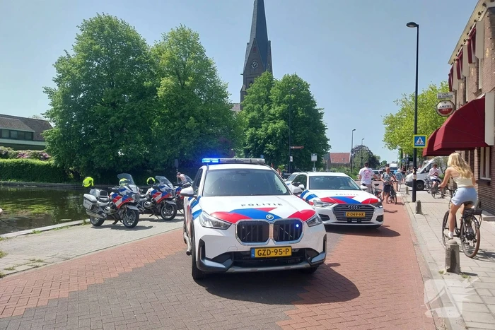 Traumateam en veel politie ingezet na ongeval met wielrenner