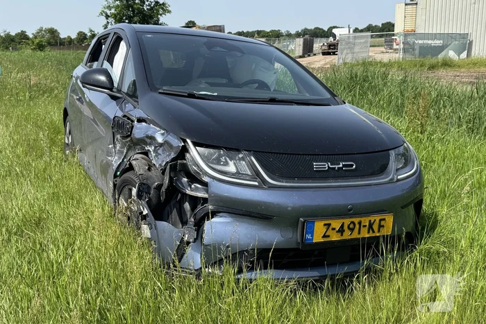Forse aanrijding veroorzaakt verkeershinder