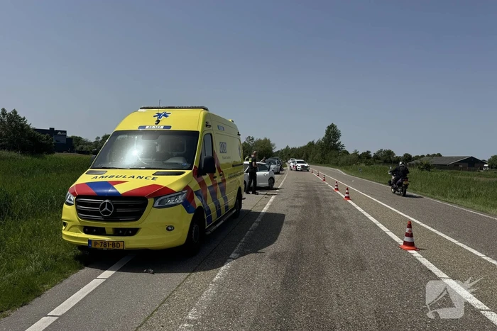 Forse aanrijding veroorzaakt verkeershinder