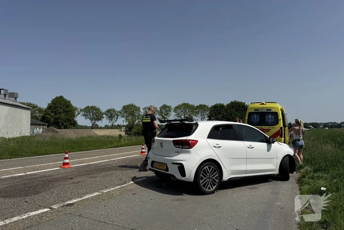 Forse aanrijding veroorzaakt verkeershinder