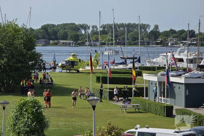 Spectaculaire reddingsactie na ongeval op het water
