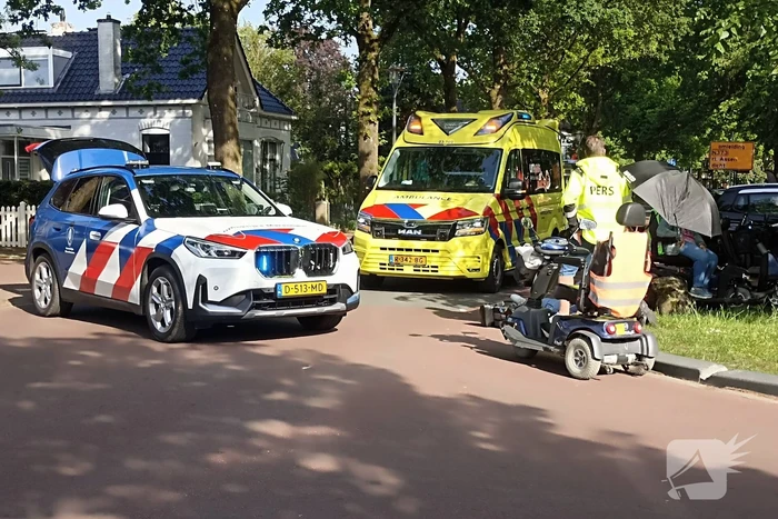 Scootmobielrijder gewond na val