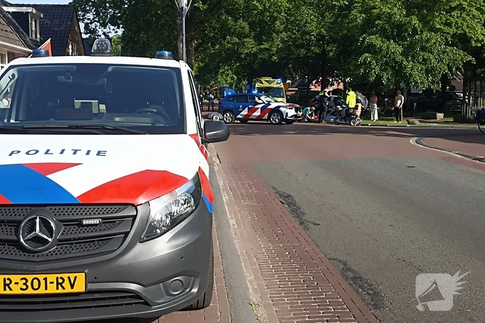 Scootmobielrijder gewond na val