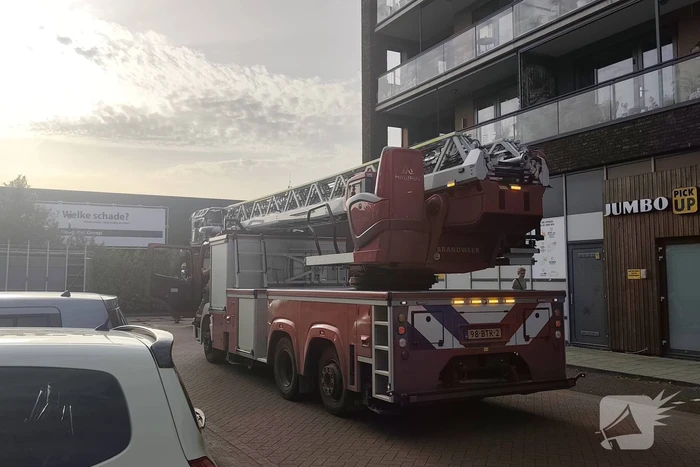 Brand in winkel leidt tot ontruiming