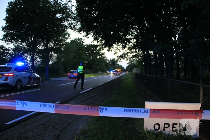 Ernstig ongeval met bestelbus resulteert in gewonde
