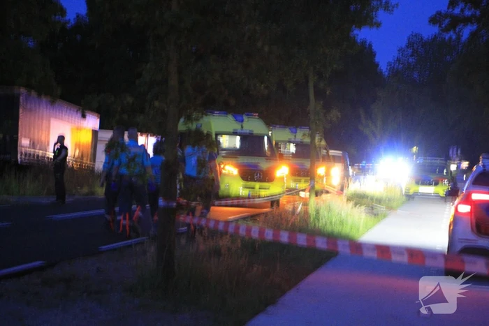 Ernstig ongeval met bestelbus resulteert in gewonde