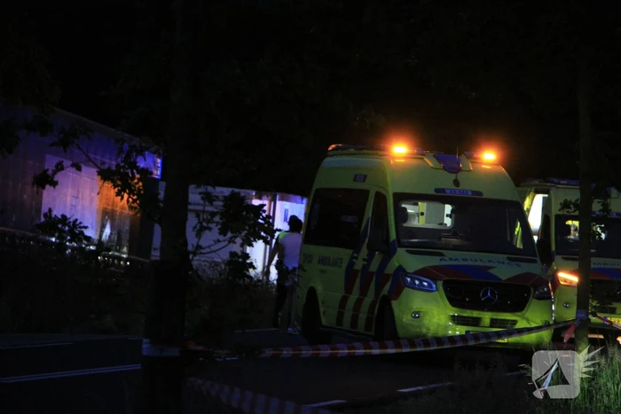Ernstig ongeval met bestelbus resulteert in gewonde