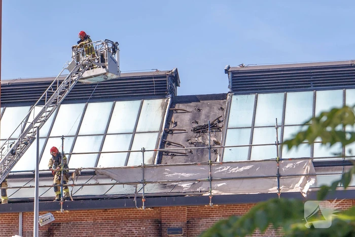Brand in sportfaciliteit door hitte