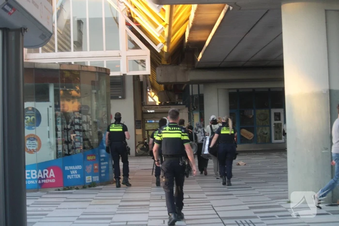 Politie bemiddelt tijdens protest
