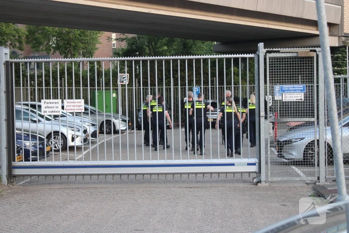 Politie bemiddelt tijdens protest
