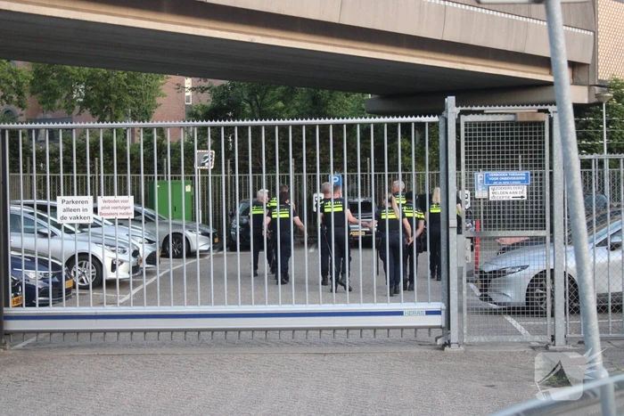 Politie bemiddelt tijdens protest