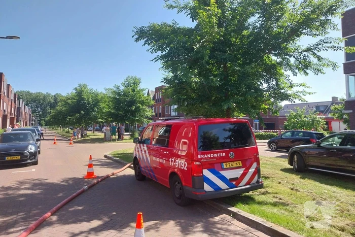 Flinke brand op dak van woning