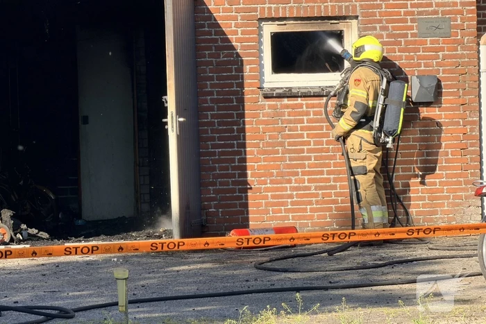 Brand in koeienstal zonder gewonden