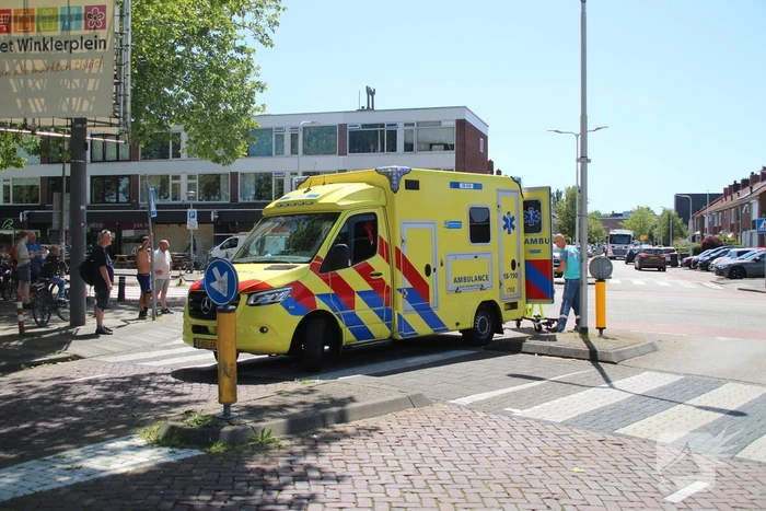 Oude man gewond bij ongeval met scootmobiel