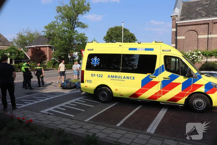 Scooterrijder gewond bij aanrijding