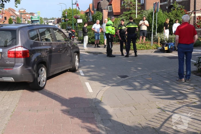 Scooterrijder gewond bij aanrijding