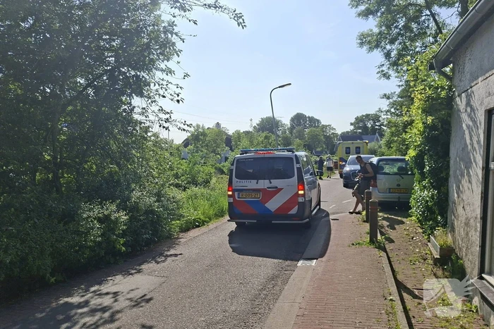Scootmobielrijder in water terechtgekomen