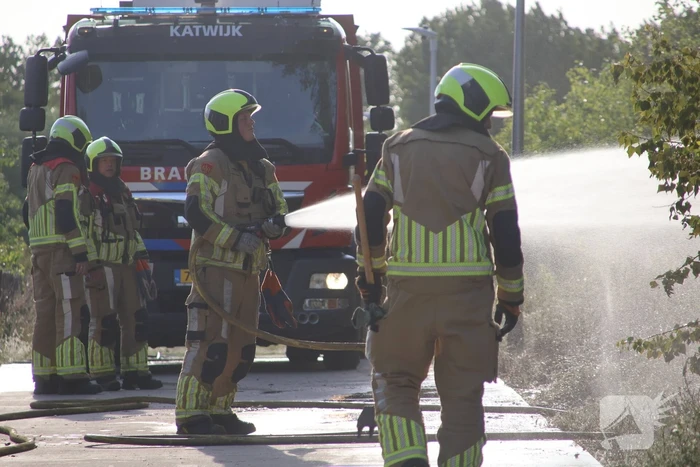 brand rijwielpad vlaggeduin katwijk