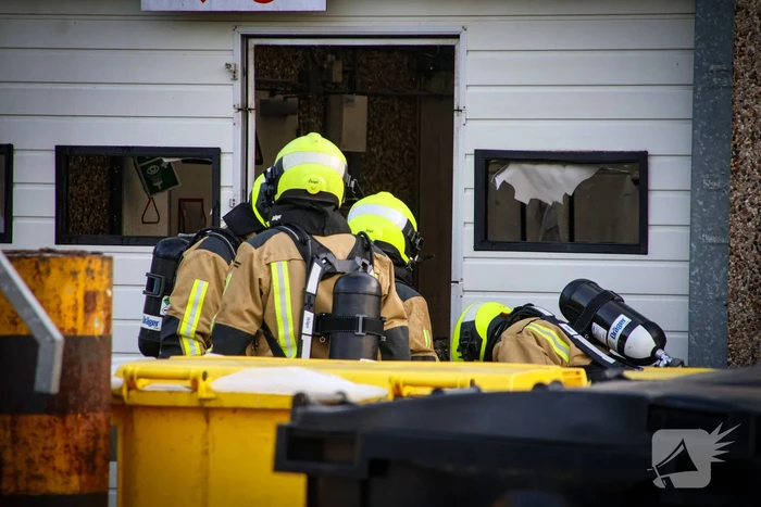 Brand in chemisch depot op gemeentewerf