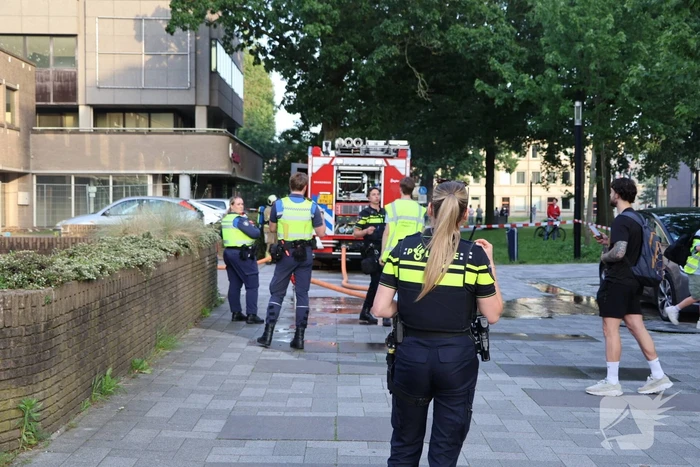 Fietsenhok gaat volledig in vlammen op