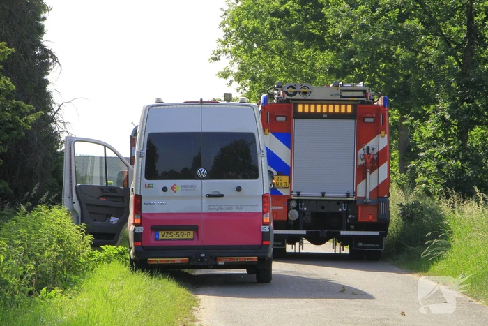 Gasleiding beschadigd bij graafwerkzaamheden