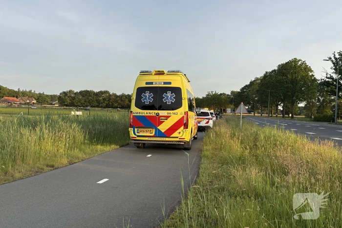 Scooterrijder raakt de controle kwijt en komt ten val