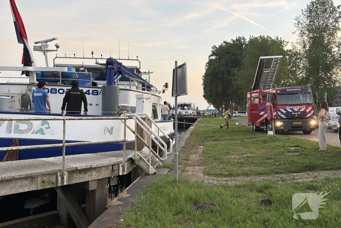 Brand op boot snel geblust