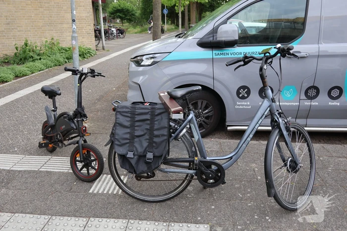 Fietsers komen met elkaar in botsing
