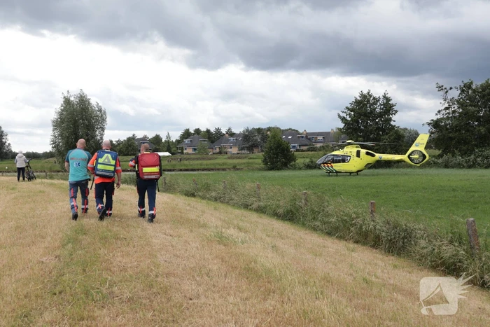 Traumahelikopter ingezet voor persoon te water