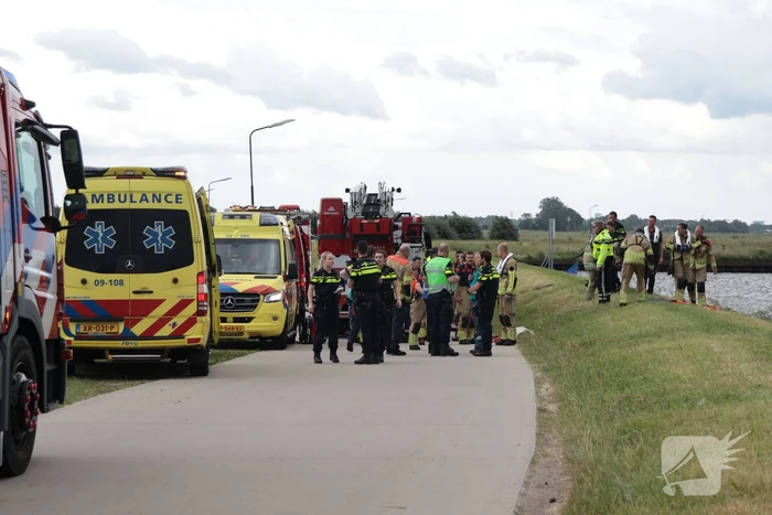 Traumahelikopter ingezet voor persoon te water