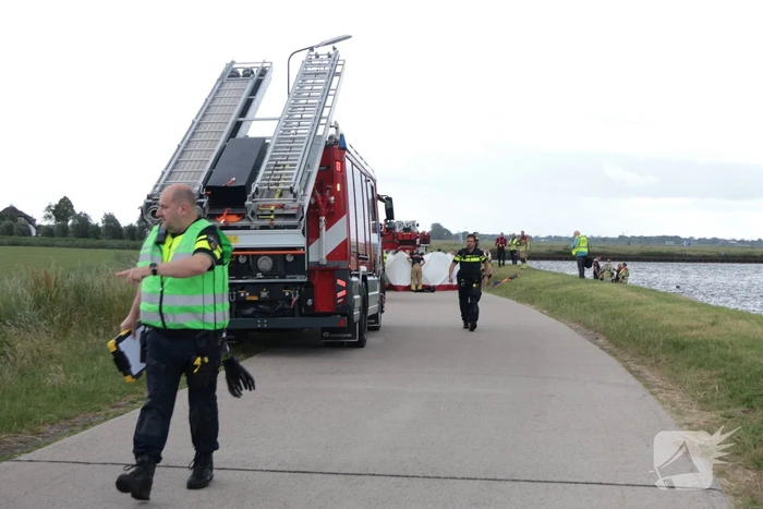 Traumahelikopter ingezet voor persoon te water