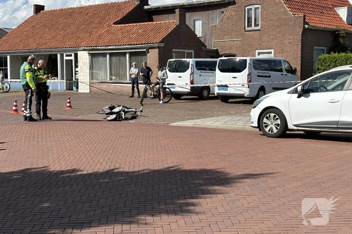 Ernstige aanrijding op kruising met fietser betrokken