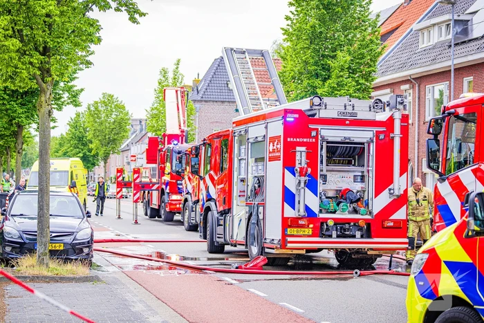 Grote brand in woning met vijf gewonden