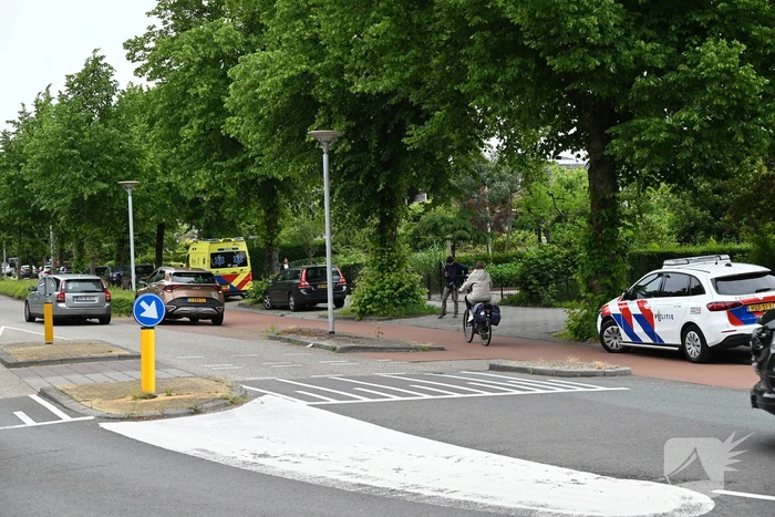 Aanrijding op fietspad leidt tot hulpverlening
