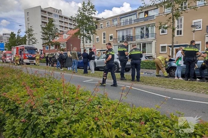 Vier auto's betrokken bij kop-staartbotsing