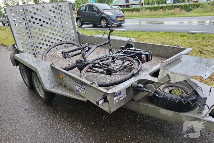 Fietser komt ten val tijdens rit