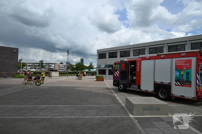 Gasleiding geraakt tijdens graafwerkzaamheden bij school
