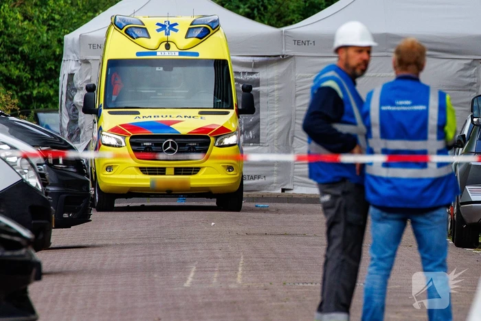 Schade door nachtelijke explosie goed zichtbaar