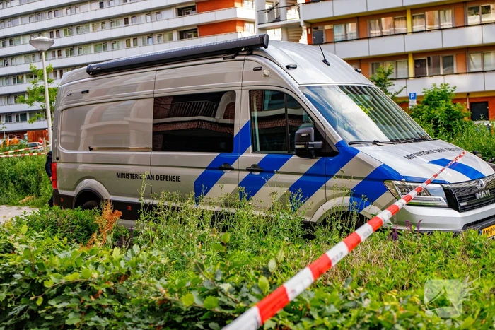 Schade door nachtelijke explosie goed zichtbaar