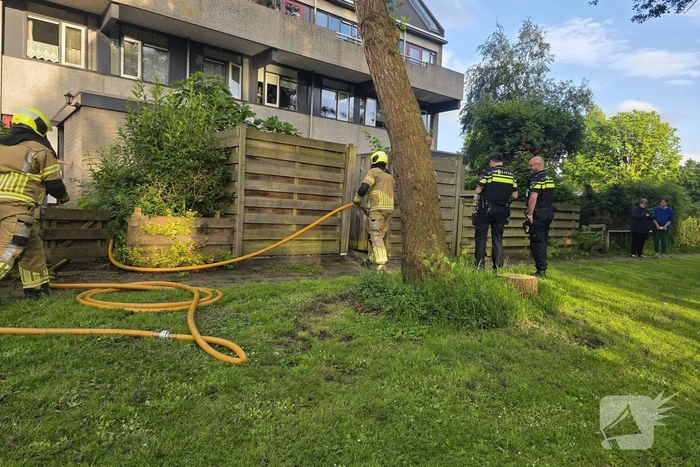 Brand in schuur door defecte vriezer