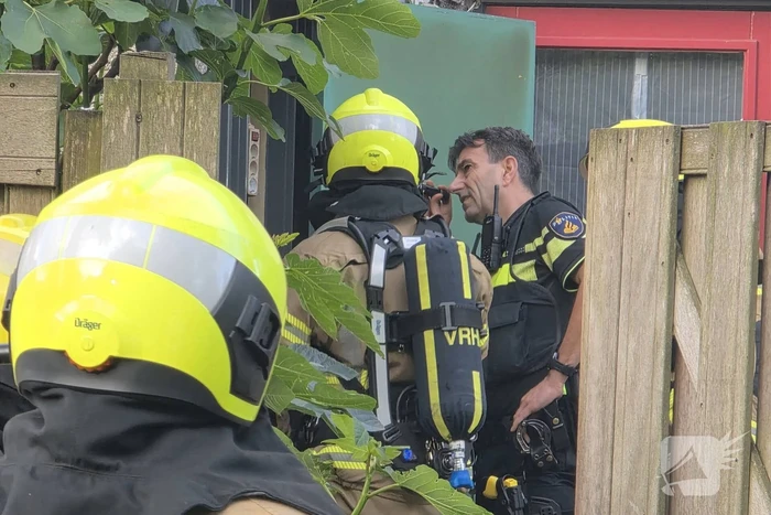 Brand in schuur door defecte vriezer
