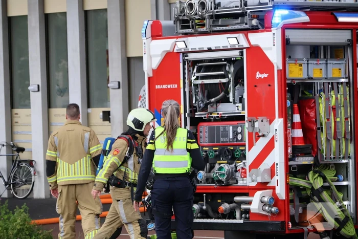 Brand bij Leger des Heils zorgt voor grote inzet