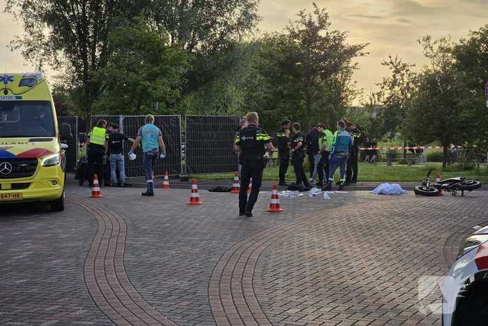 Schietpartij leidt tot reanimatie op straat