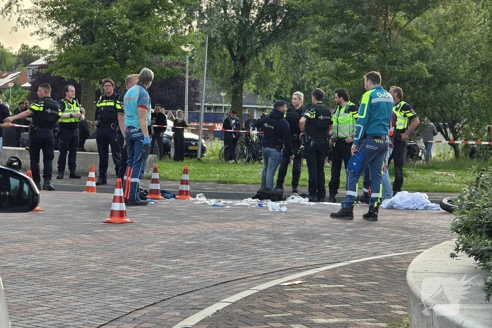 Schietpartij leidt tot reanimatie op straat