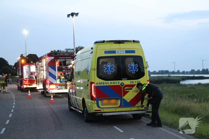 Zwaar ongeval met bestuurder die uit bocht vloog
